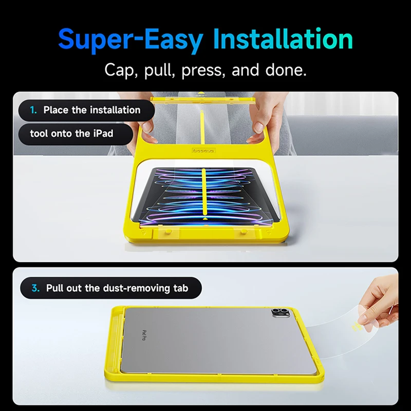 Закаленное стекло baseus для ipad pro 13 2024 11 12 - Фотография_3