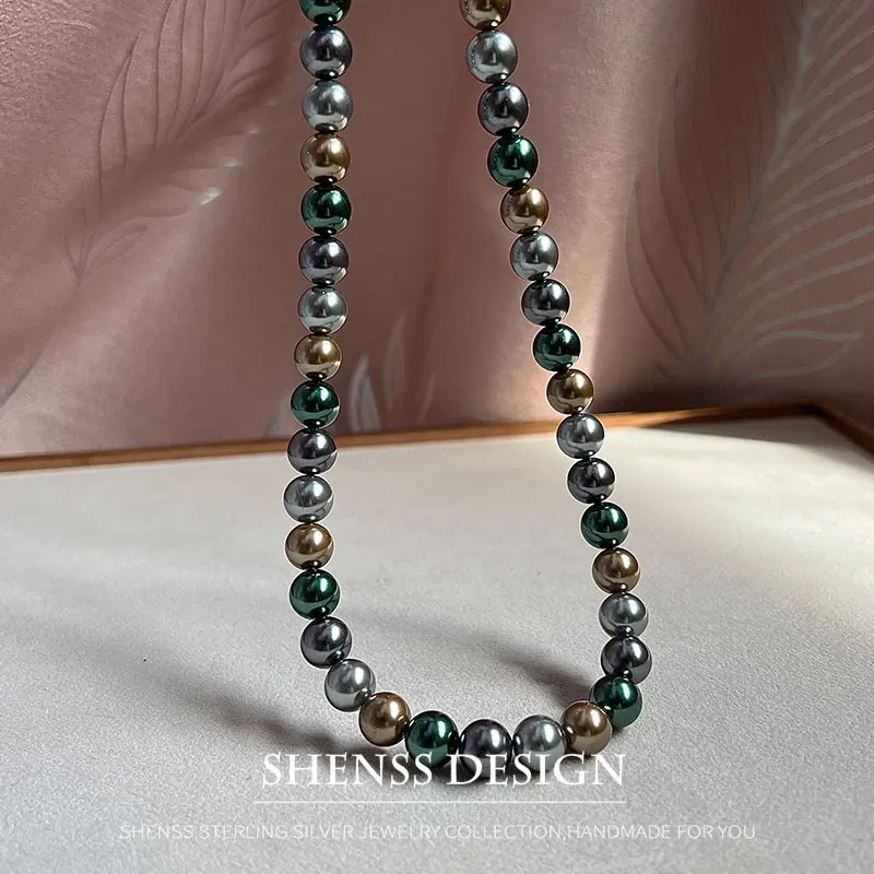 Ожерелье из меди с имитацией жемчуга - Фотография_6