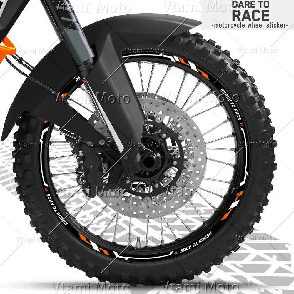 Светоотражающая наклейка на колесо мотоцикла - Фотография_2