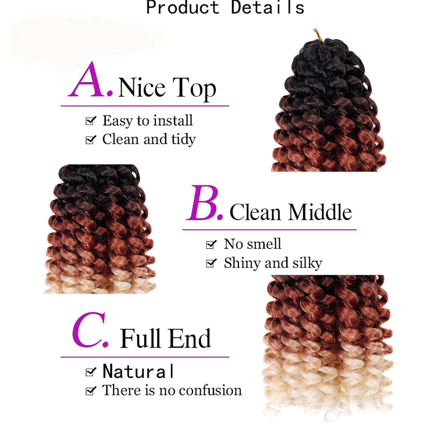 Jeedou gogo curl вязаные крючком - Фотография_5