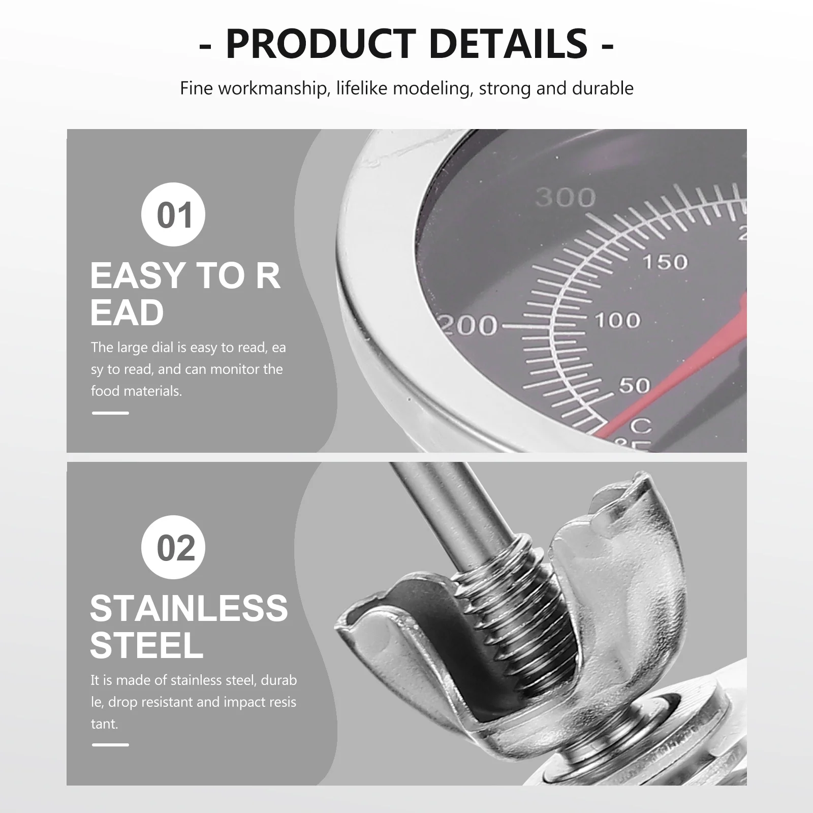Термометр для духовки из нержавеющей стали - Фотография_6