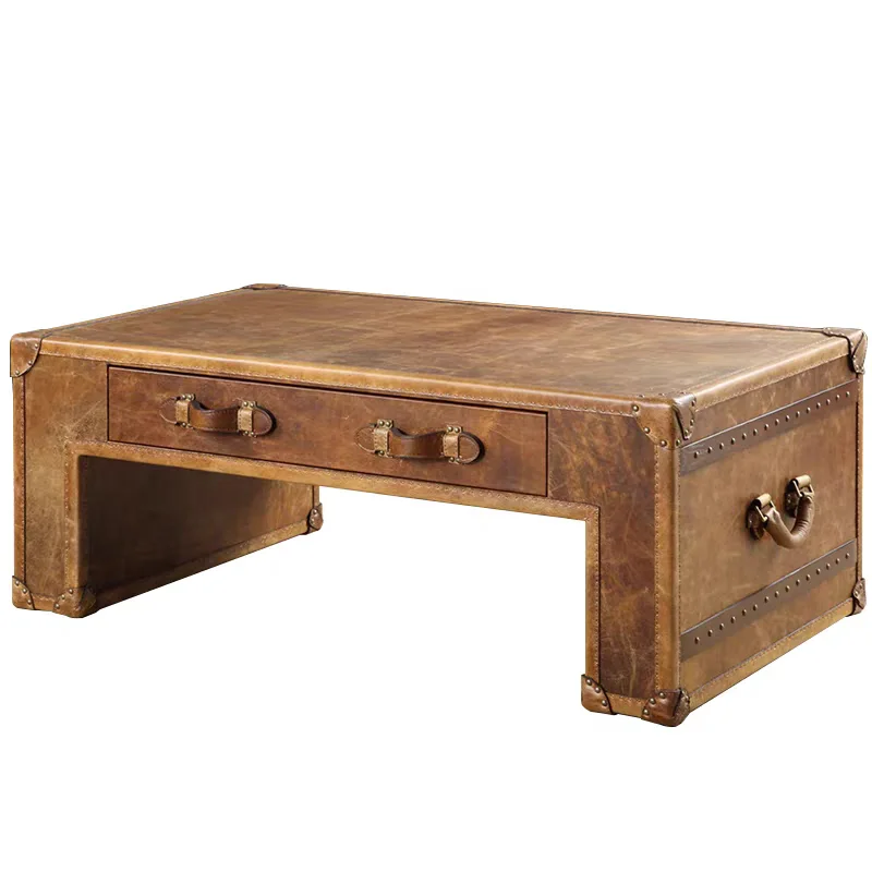 Журнальный столик-чемодан в американском стиле - Фотография_6