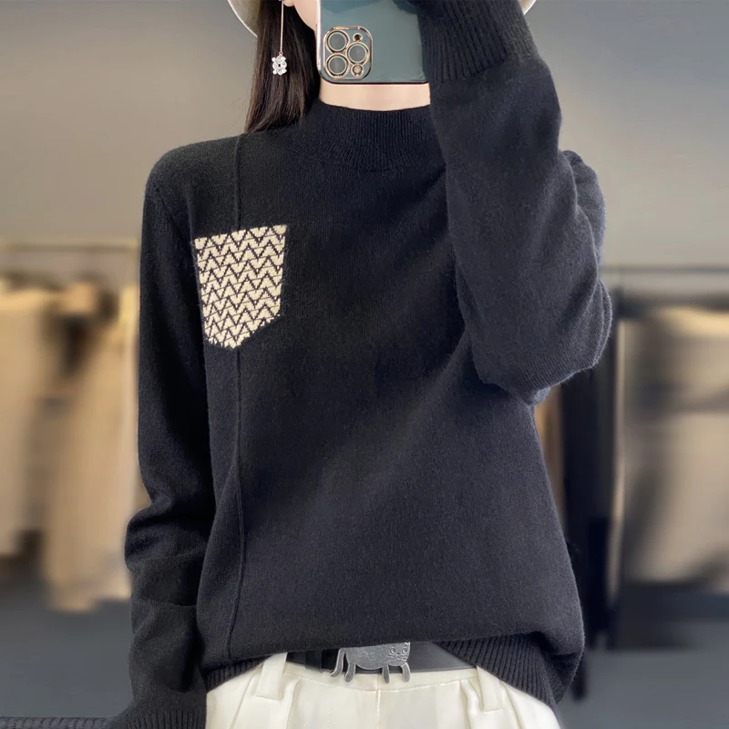 Женский кашемировый свитер 2024 - Фотография_4