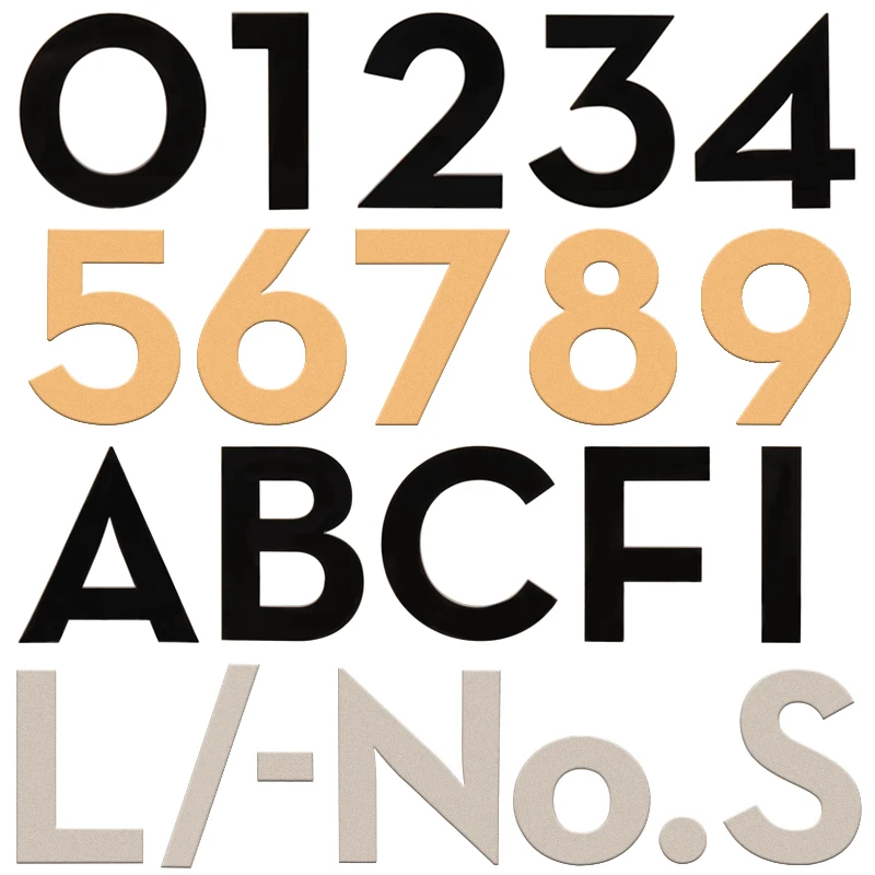 Акриловые 75 мм внешние номера - Фотография_4