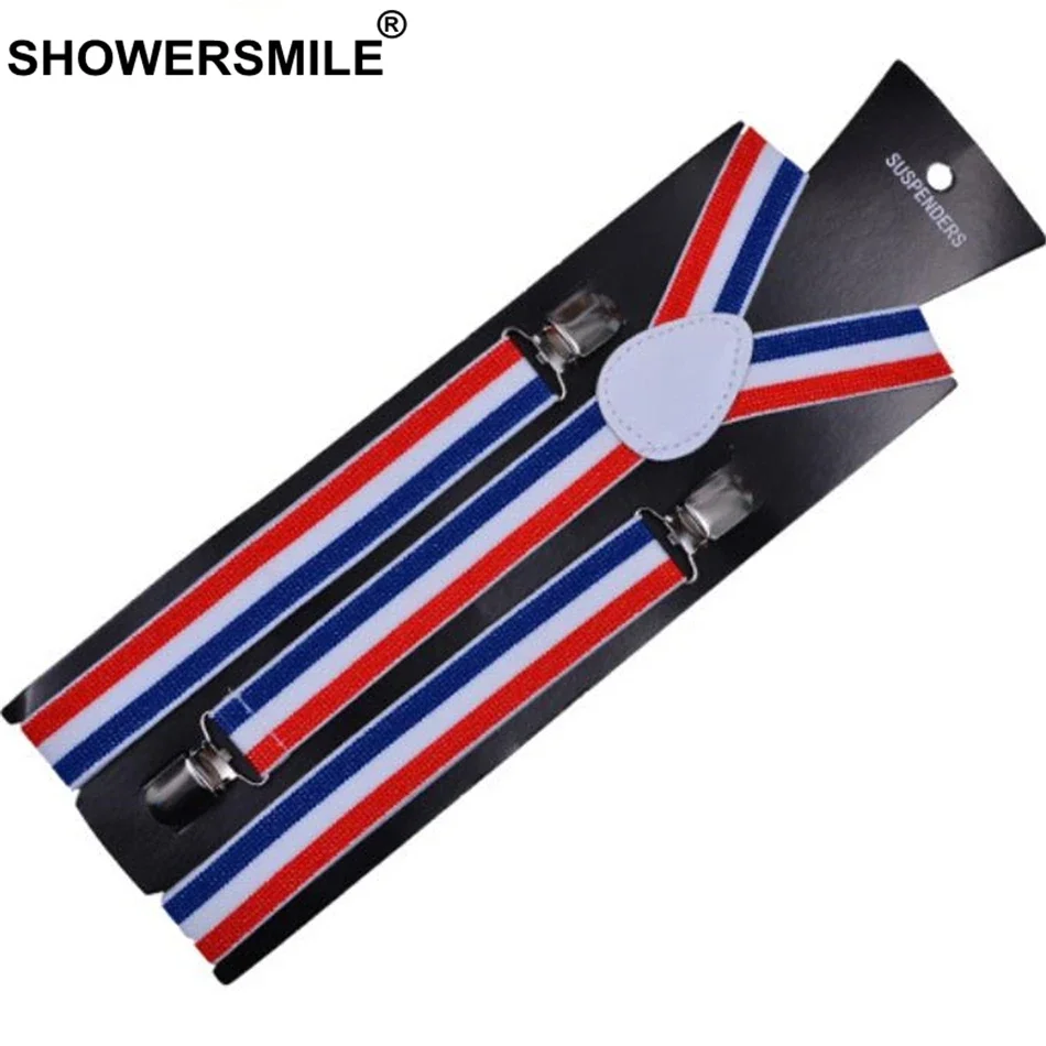 Showersmile тонкие подтяжки радужные - Фотография_3