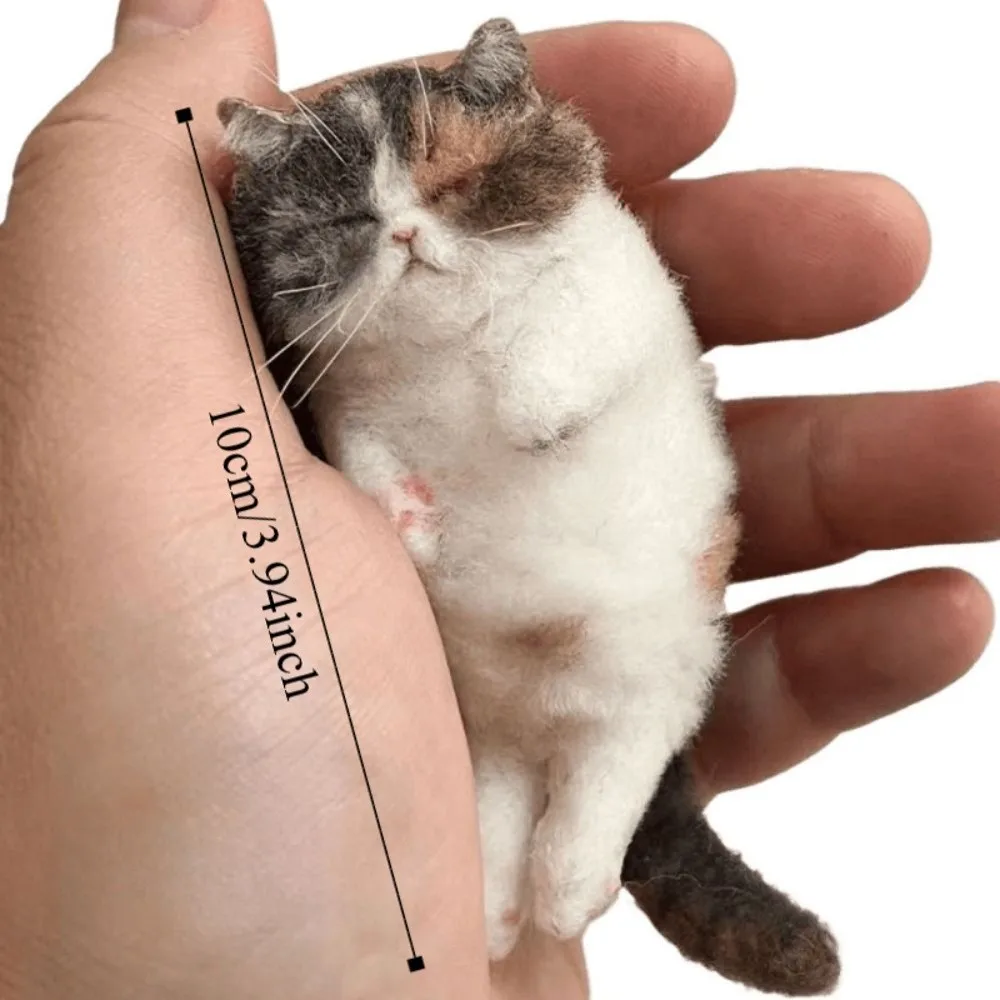 Незаконченный набор для валяния игл из кошачьей шерсти - Фотография_6