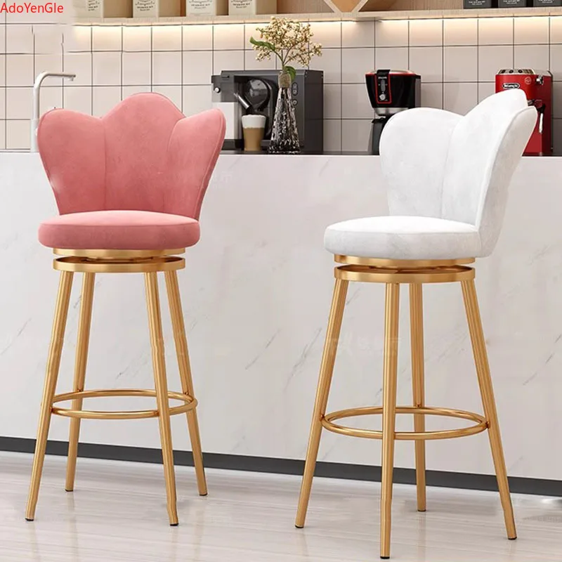 Стильные дизайнерские высокие барные стулья - Фотография_3