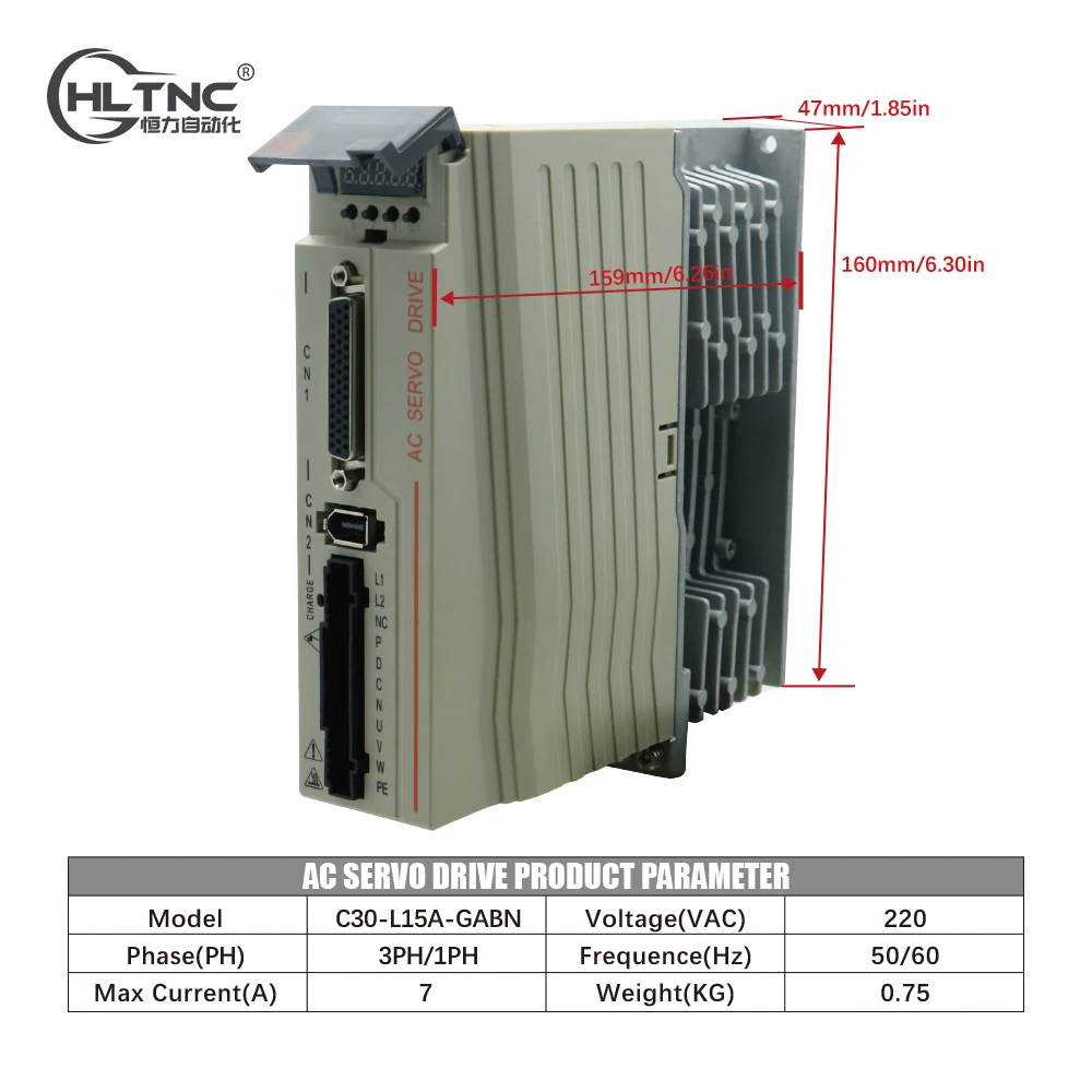 Сервомотор hltnc 60cst с магнитным датчиком c30 l15a l20a 7a - Фотография_5