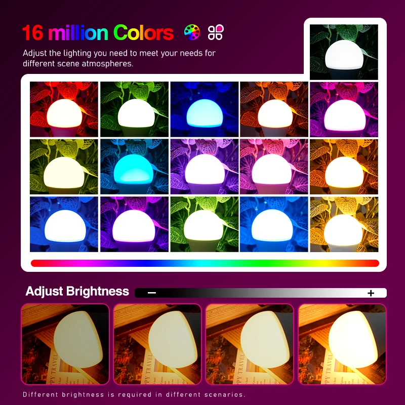 Светодиодная rgb лампа переменного - Фотография_6