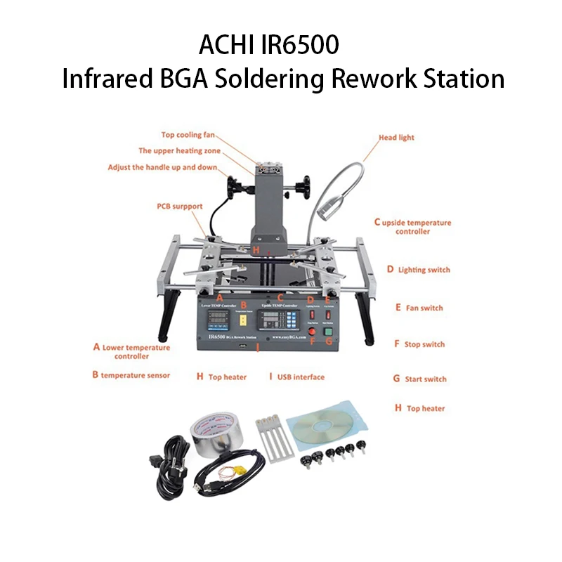 Achi ir6500 инфракрасная паяльная