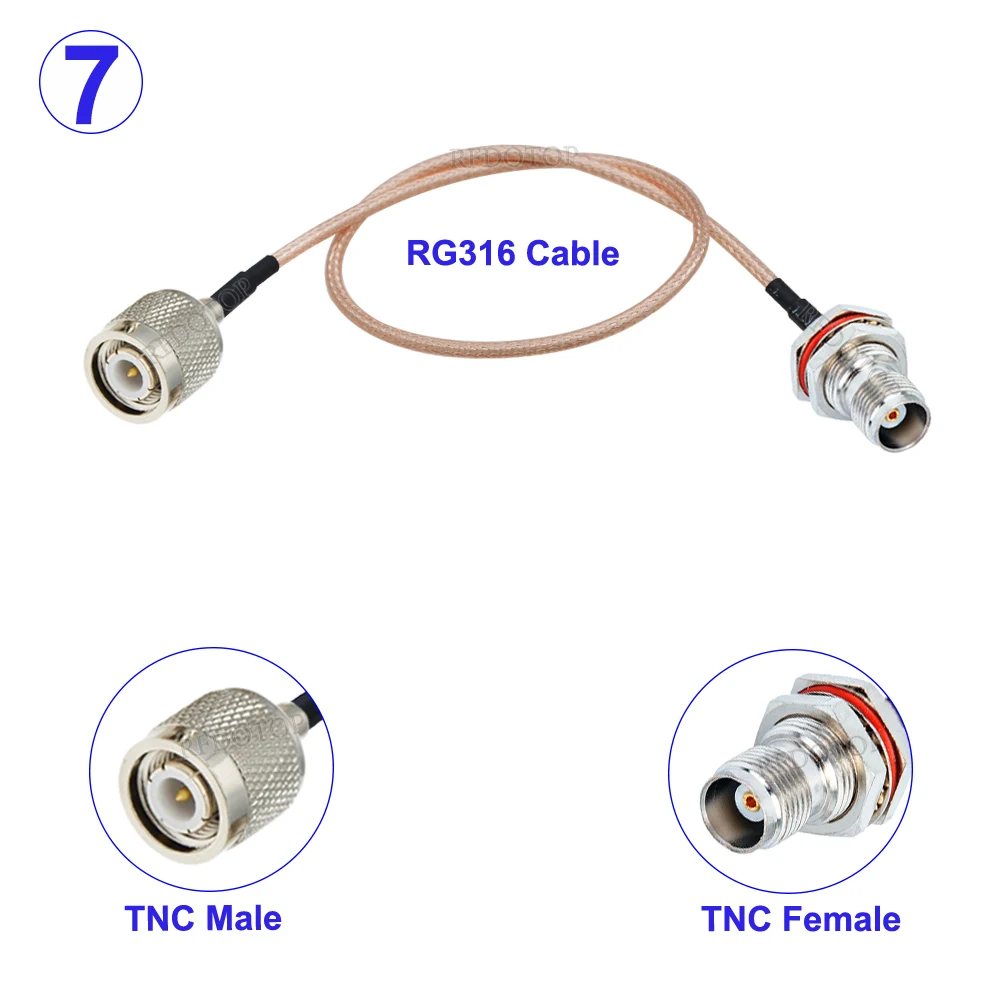 Tnc rg316 кабель rp-tnc/tnc штекер-tnc - Фотография_5