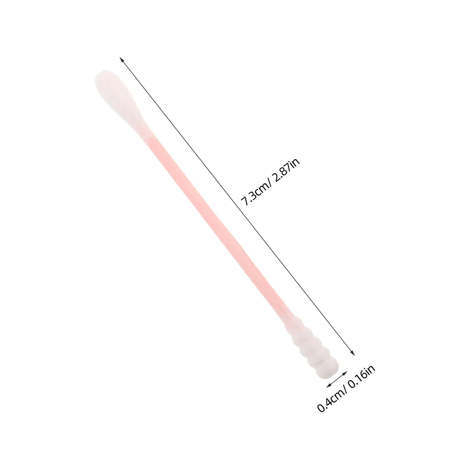 Ватные тампоны для макияжа с круглым спиральным наконечником - Фотография_2