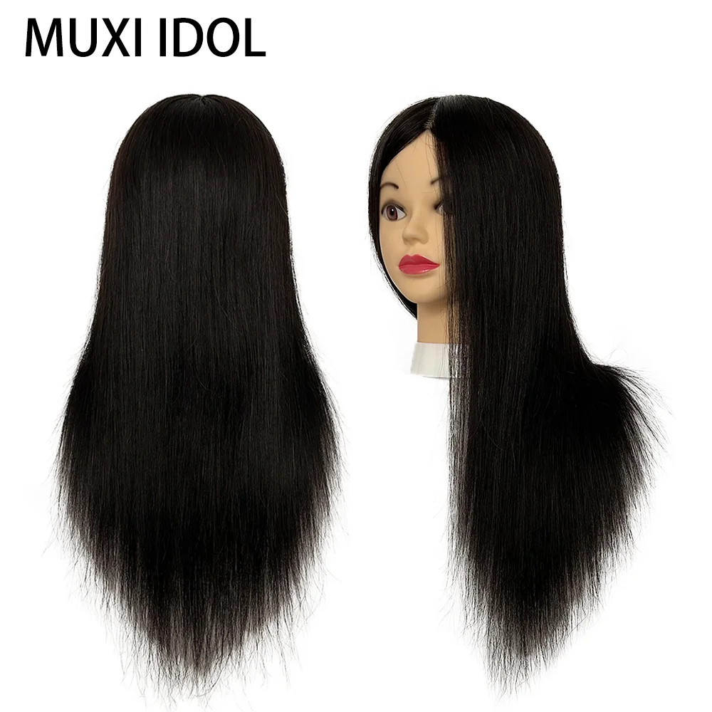 Голова манекена для салона pro — 100% человеческие волосы для отбеливания - Фотография_3