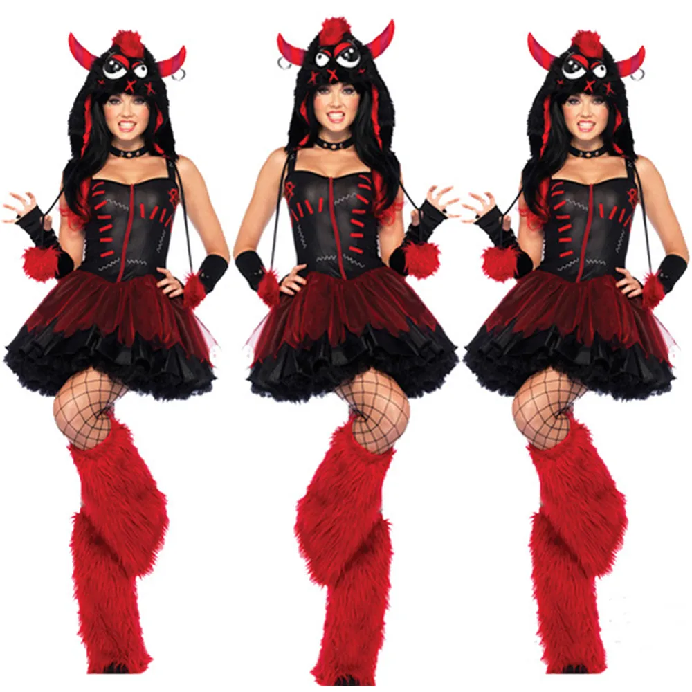 Роскошный плюшевый костюм животного монстра для взрослых - Фотография_6