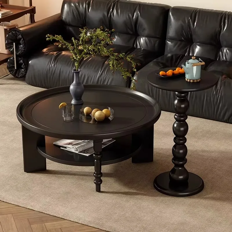 Современный круглый чайный столик в стиле ретро - Фотография_3