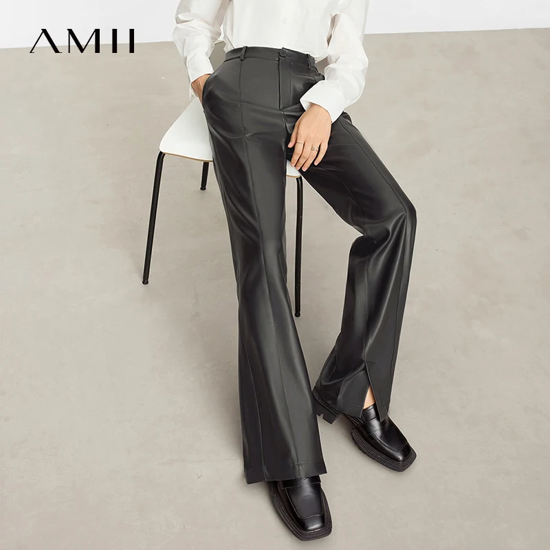 Amii минималистичные повседневные брюки для женщин