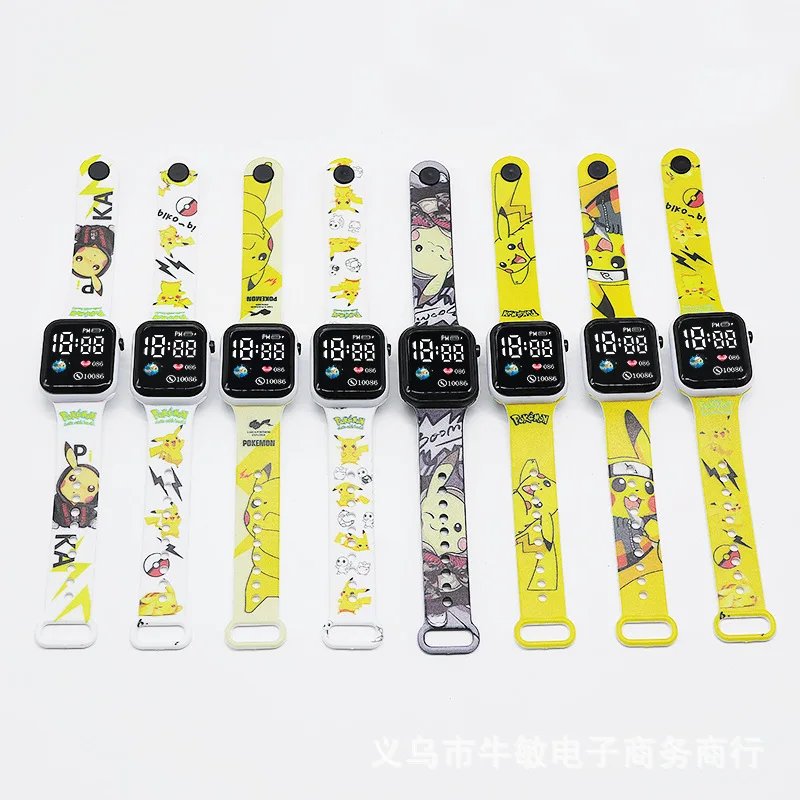Новые милые часы с героями мультфильмов аниме пикачу - Фотография_5