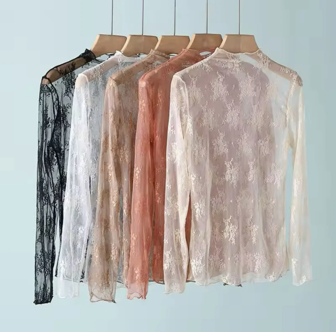 Сексуальные женские сетчатые футболки - Фотография_3