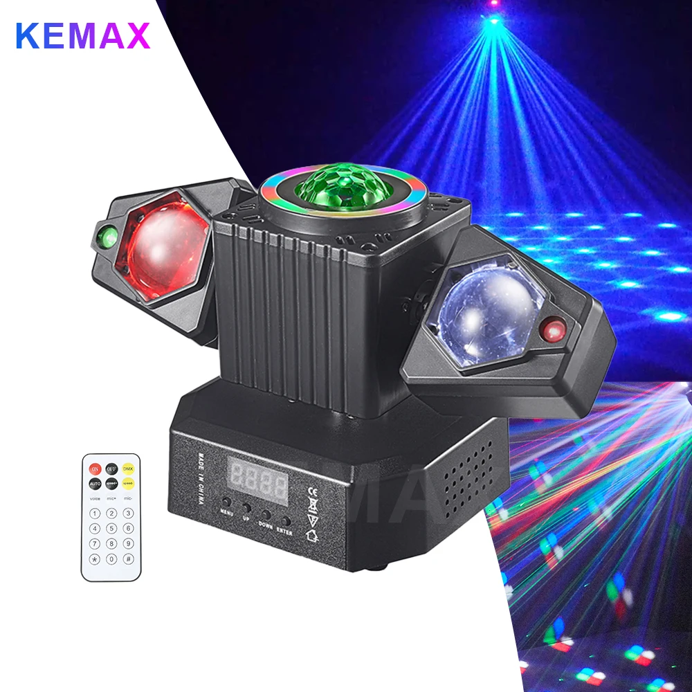 2-arm disco party light 50w mini