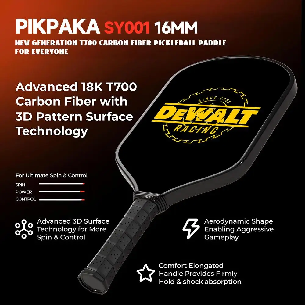 Pickleball paddle t700 углеродное - Фотография_5