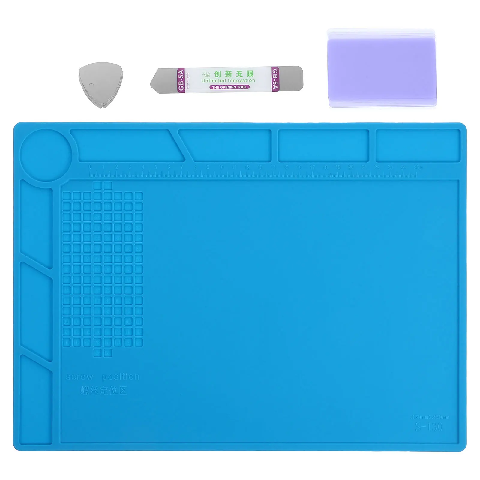 1 комплект, силиконовый паяльный коврик - Фотография_3