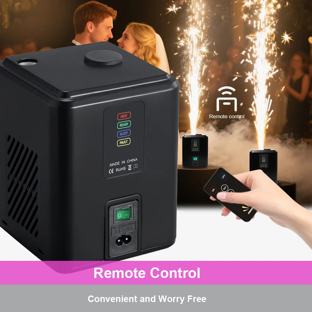 Машина с холодной искрой dmx с дистанционным управлением - Фотография_4