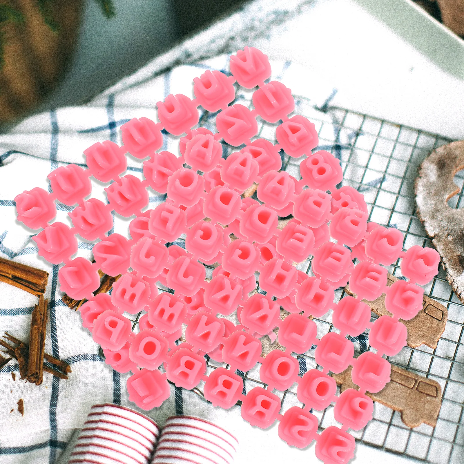 1 комплект, набор форм для печенья с буквами и цифрами