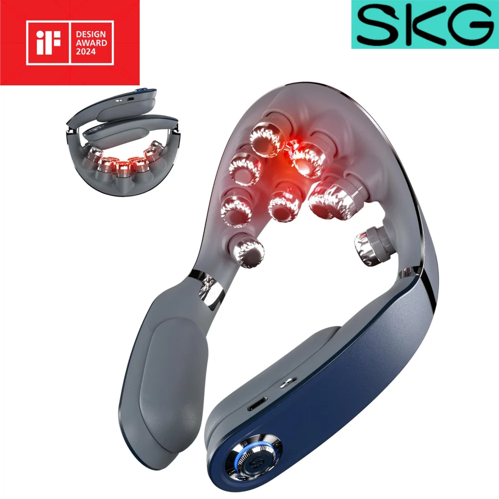 Skg g7 pro складной массажер для шеи с подогревом