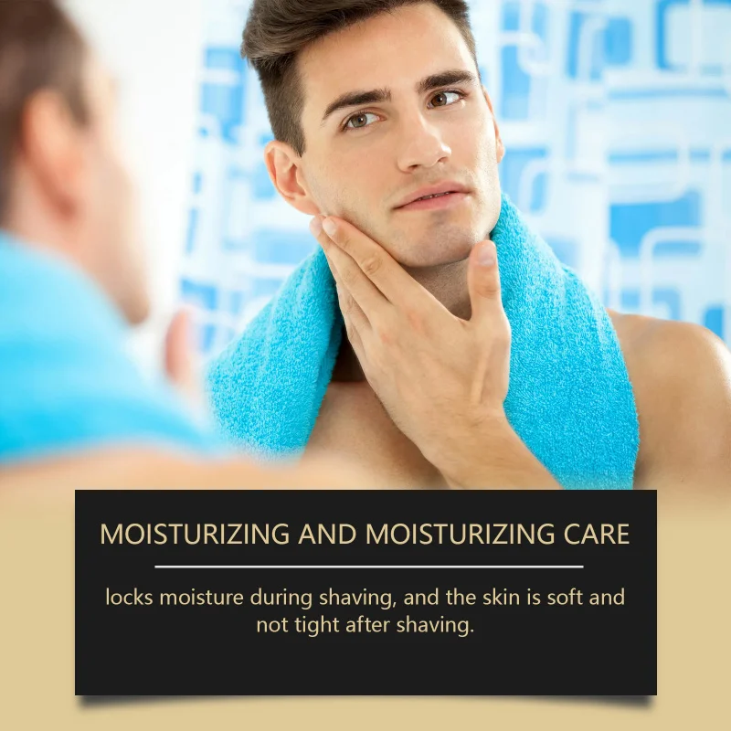 Ванильное мужское мыло для бритья - тонкая пена - Фотография_4