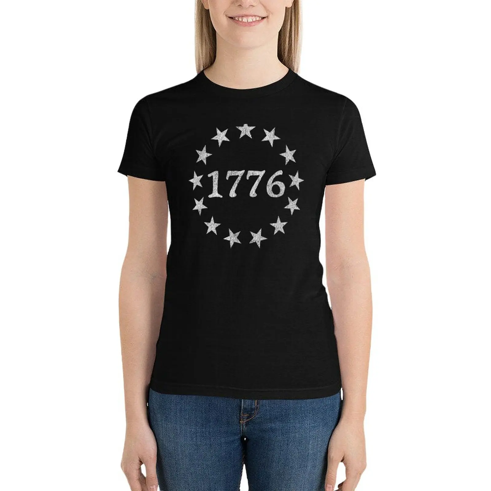1776 — футболка american patriotic 13 stars - Фотография_4
