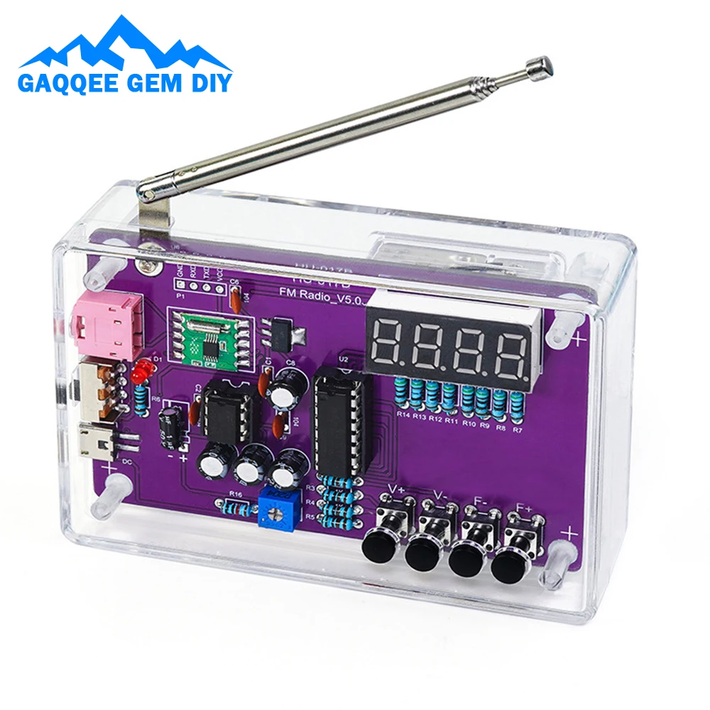 Hu-017a rda5807s radio kit fm diy