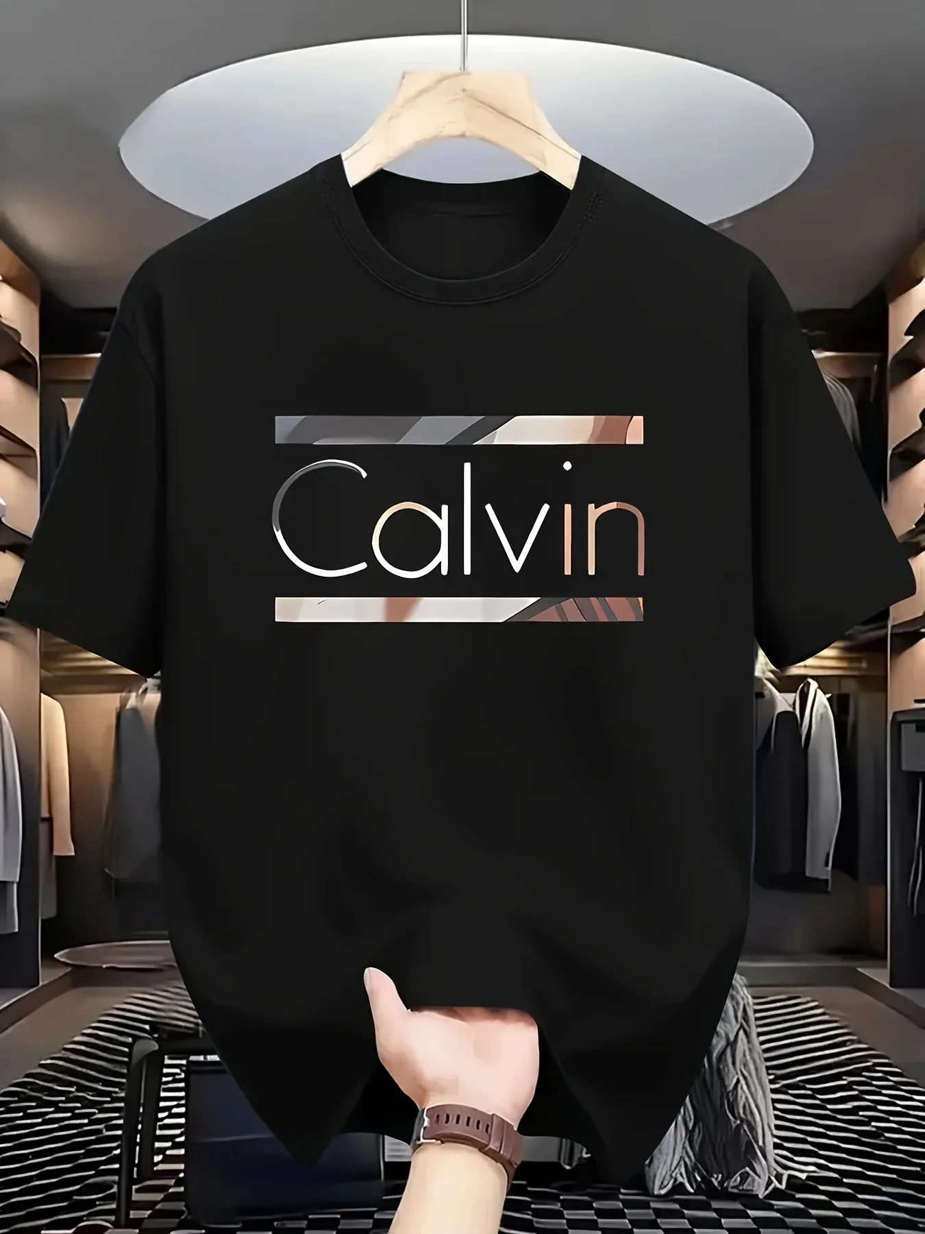 Мужская футболка calvin 2025 года