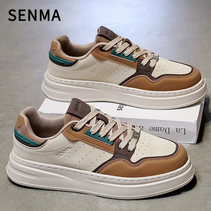 Senma мужская кожаная повседневная обувь