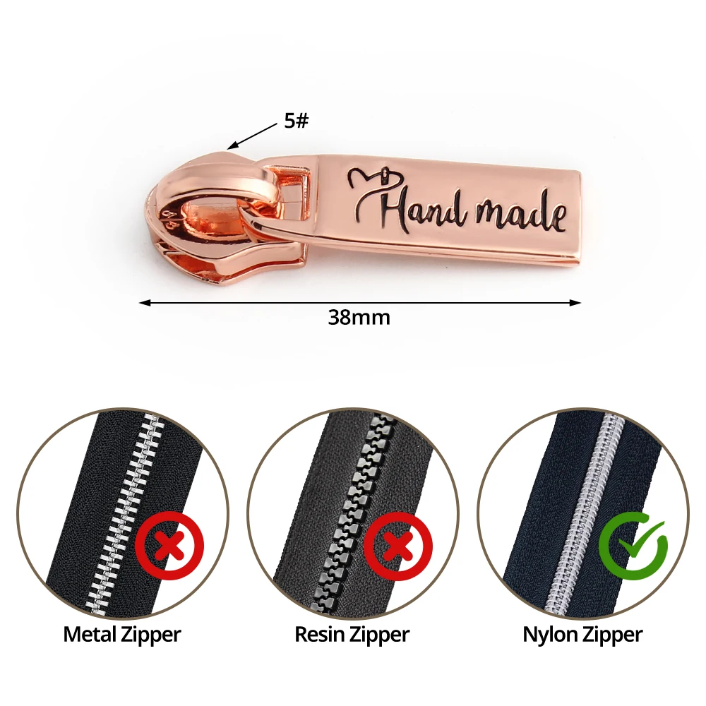 5 #   слайдер на молнии для нейлоновой молнии - Фотография_2