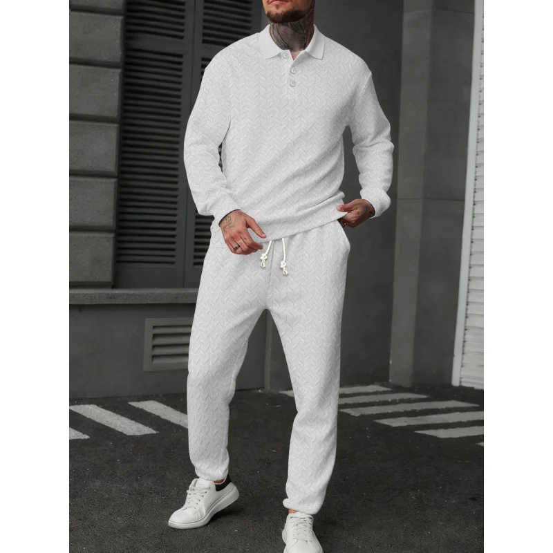 Menpolom мужская спортивная рубашка-поло с длинными рукавами - Фотография_6