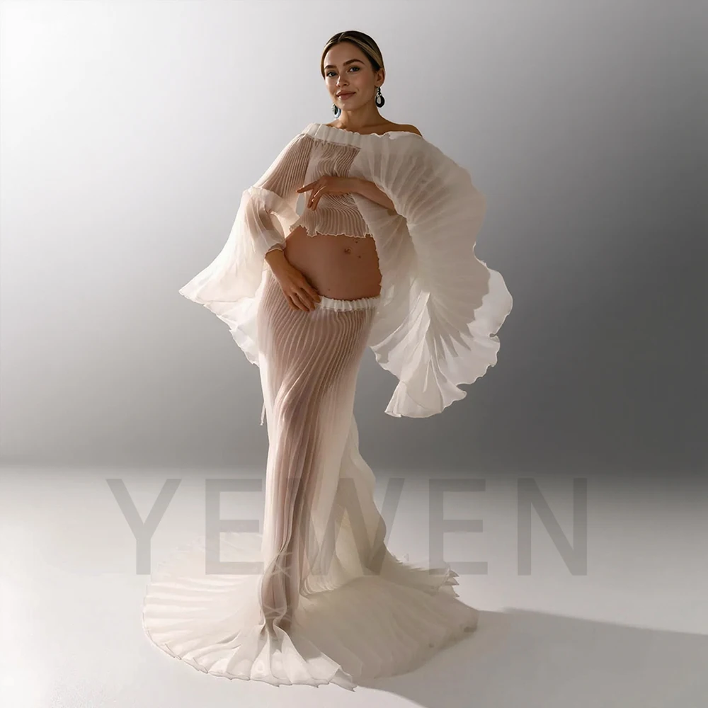 Струящееся плиссированное платье - Фотография_6