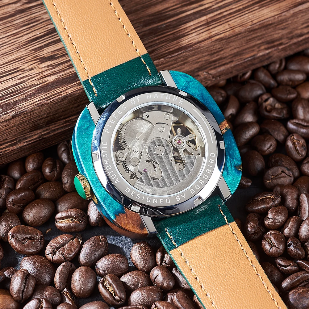 Персонализированные мужские механические часы bobo bird - Фотография_4