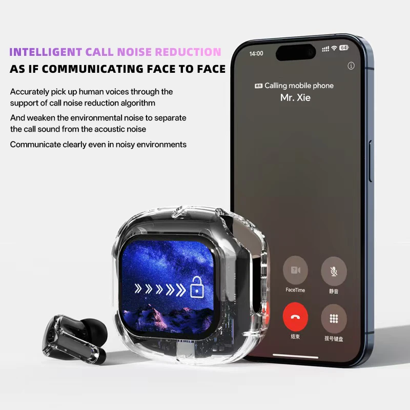 Наушники-переводчики с многофункциональным сенсорным экраном - Фотография_5