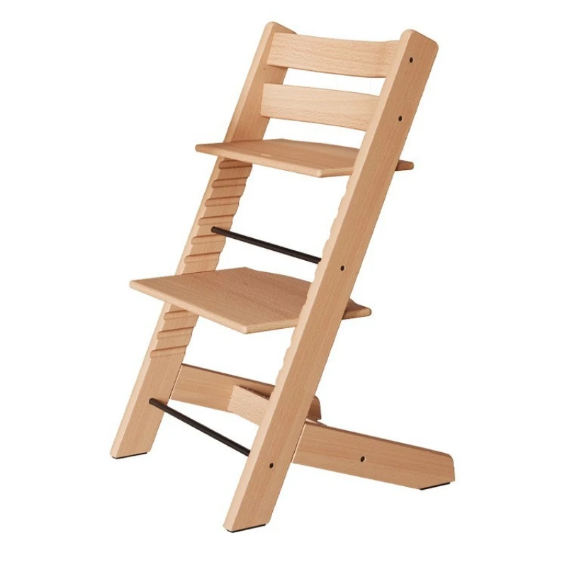 Ins детский деревянный стул для роста - Фотография_4