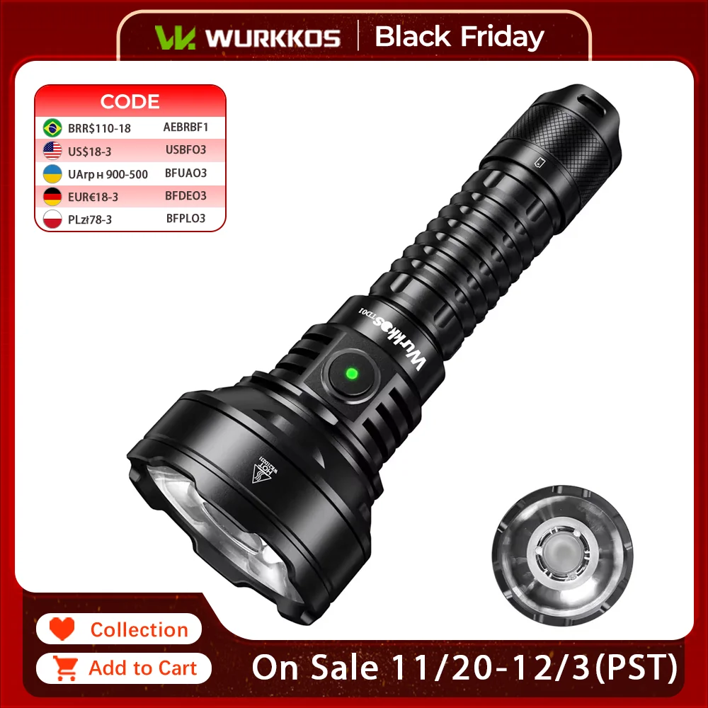 Wurkkos td01 21700 перезаряжаемый