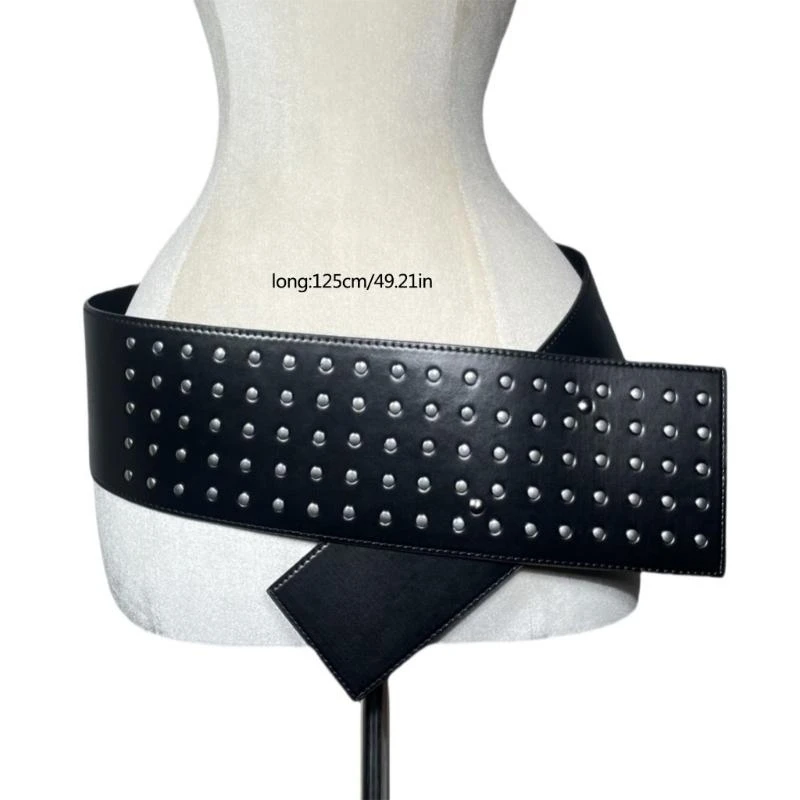 Стильный поясной ремень широкий - Фотография_2