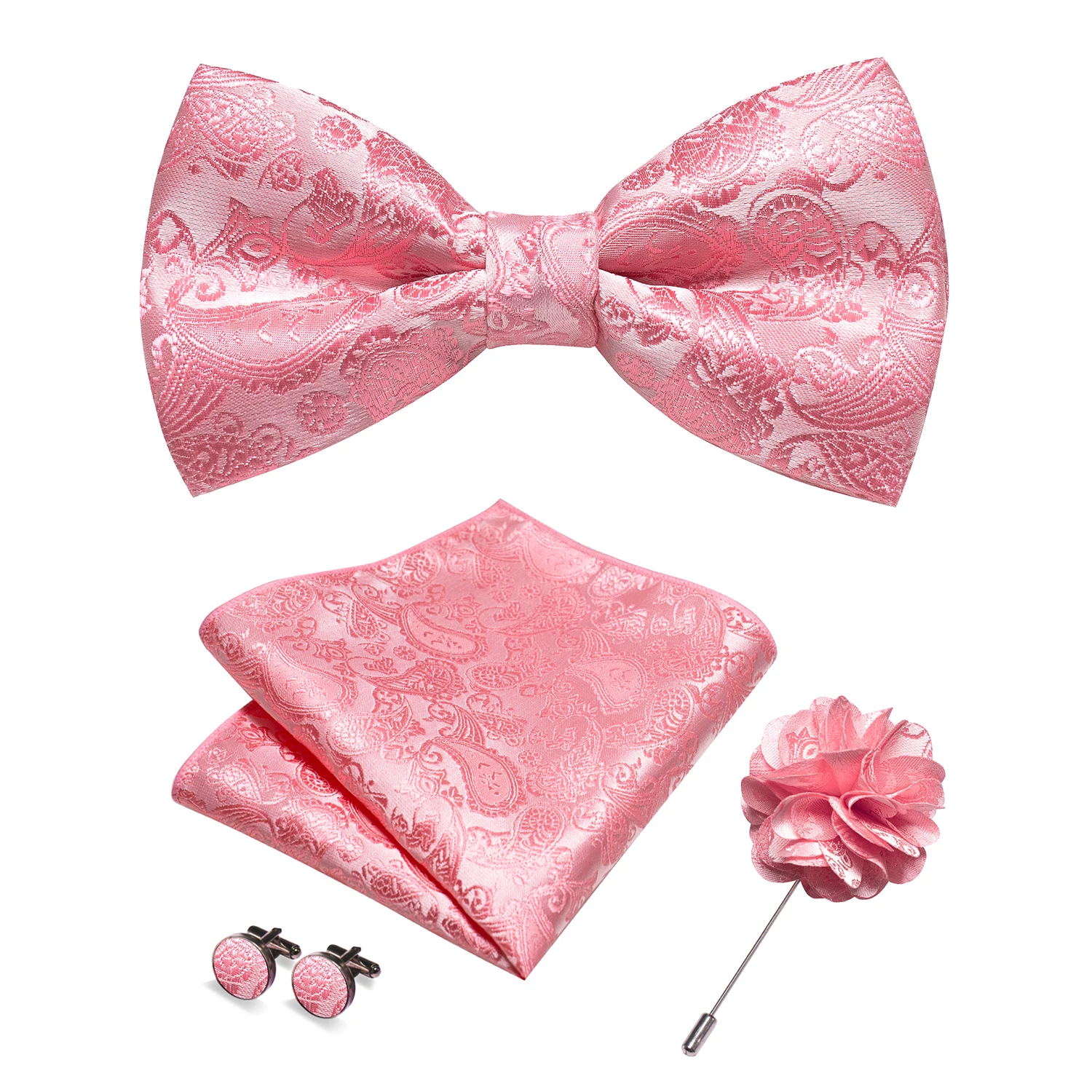 Шампанское, шелковый жаккардовый пейсли - Фотография_4