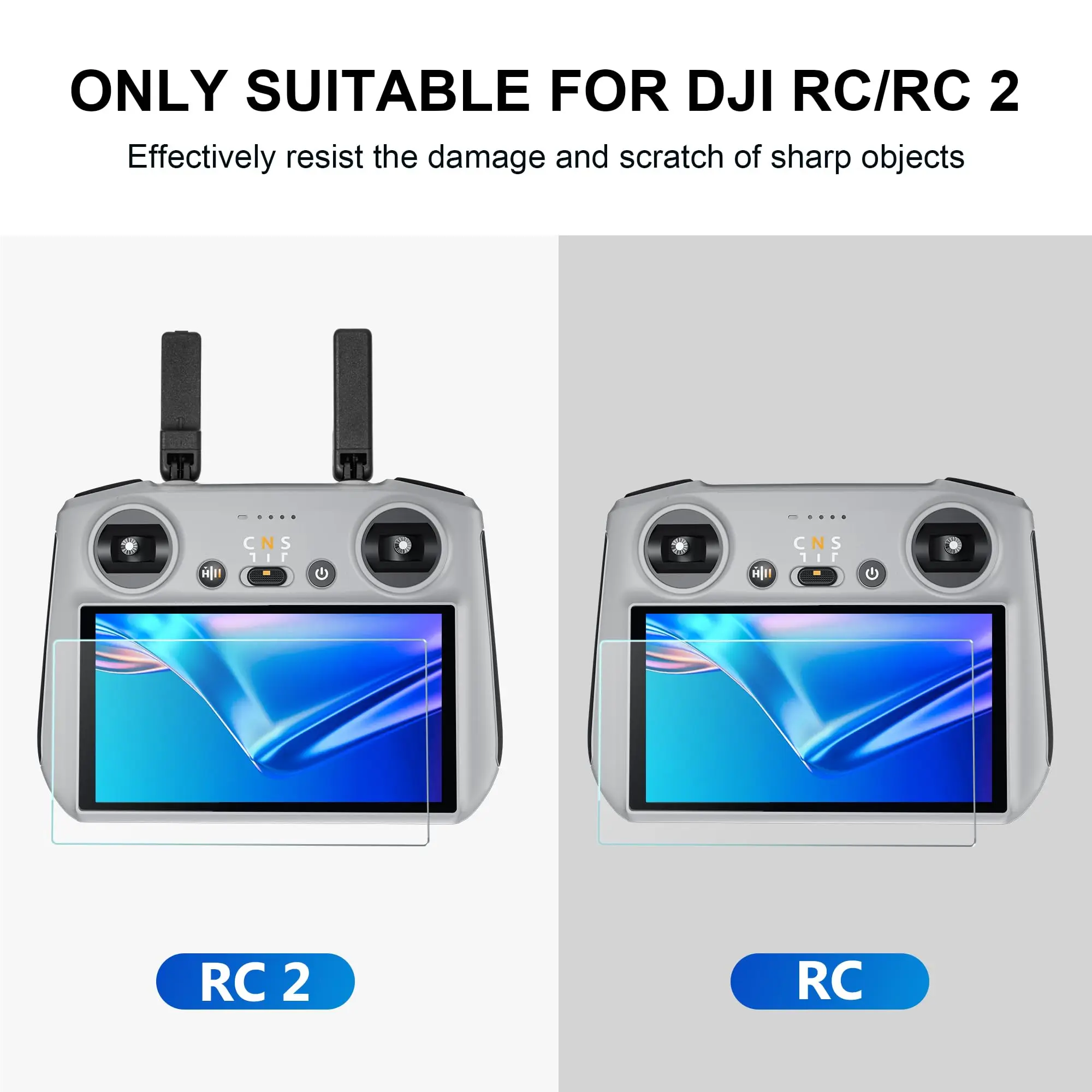 Закаленное стекло для dji mini 4 pro rc 2 - Фотография_2