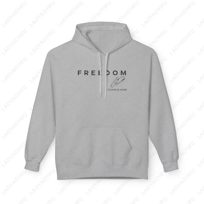 Толстовка charlie kirk freedom с заниженными плечами - Фотография_5