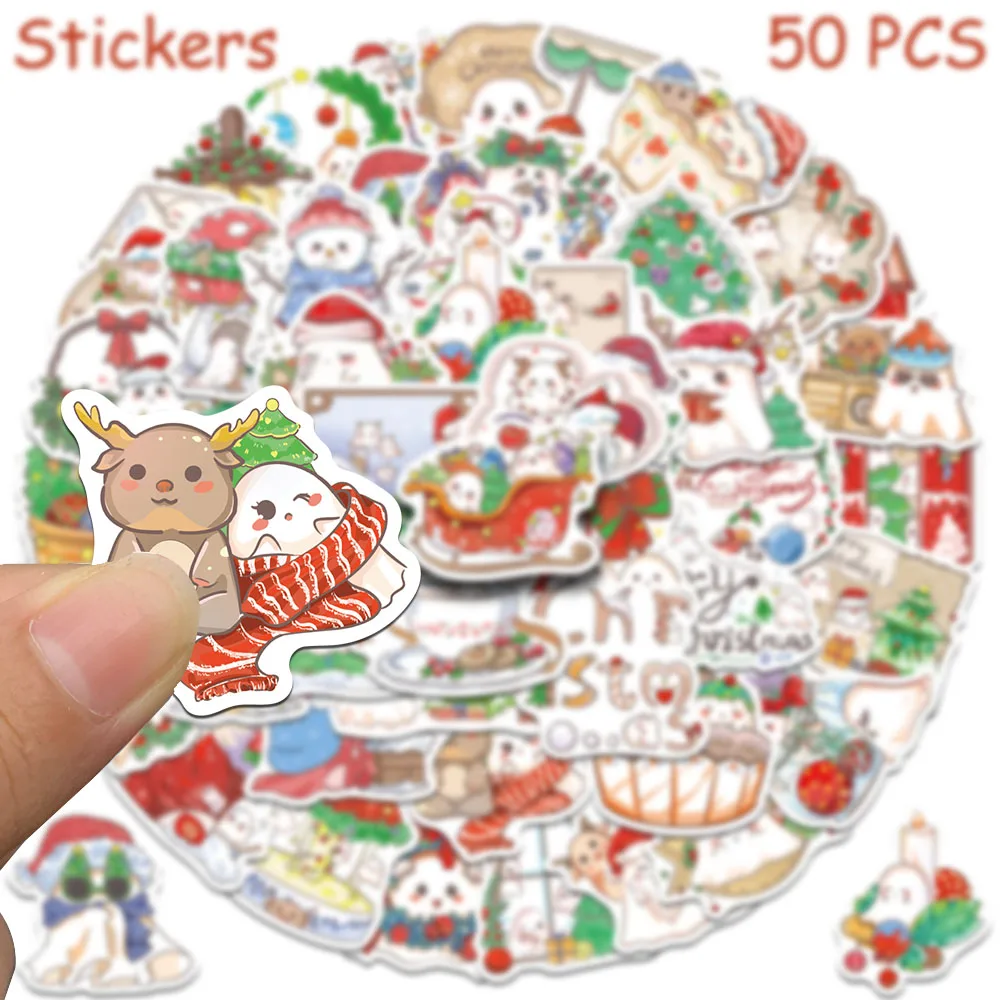 Рождественские наклейки с призраками - Фотография_3