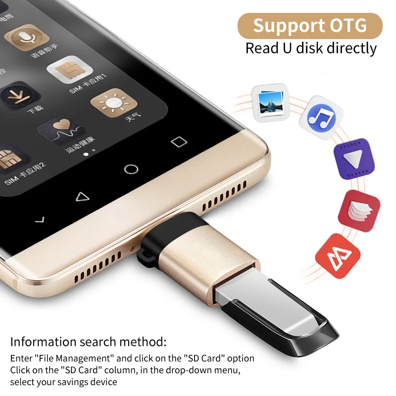 Usb 3.0 к type c otg адаптер зарядного - Фотография_2