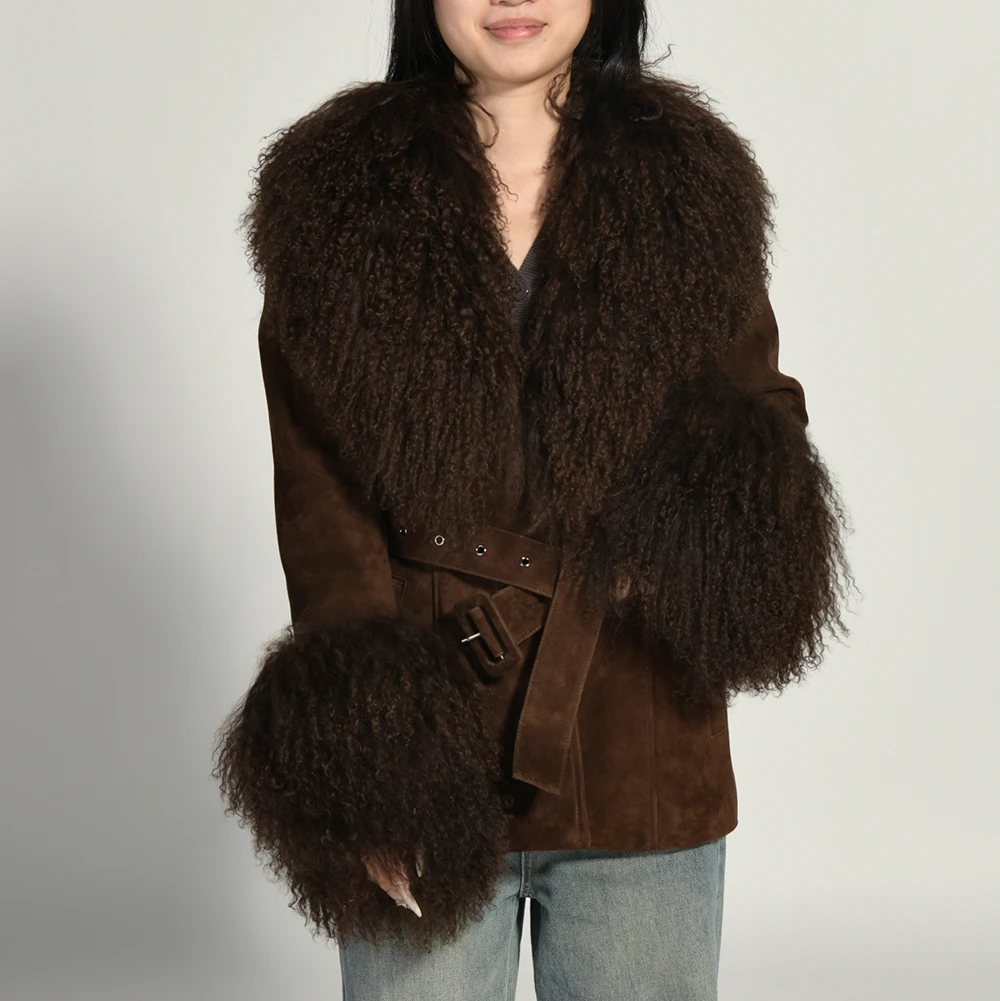 Женская куртка из натуральной замши - Фотография_2