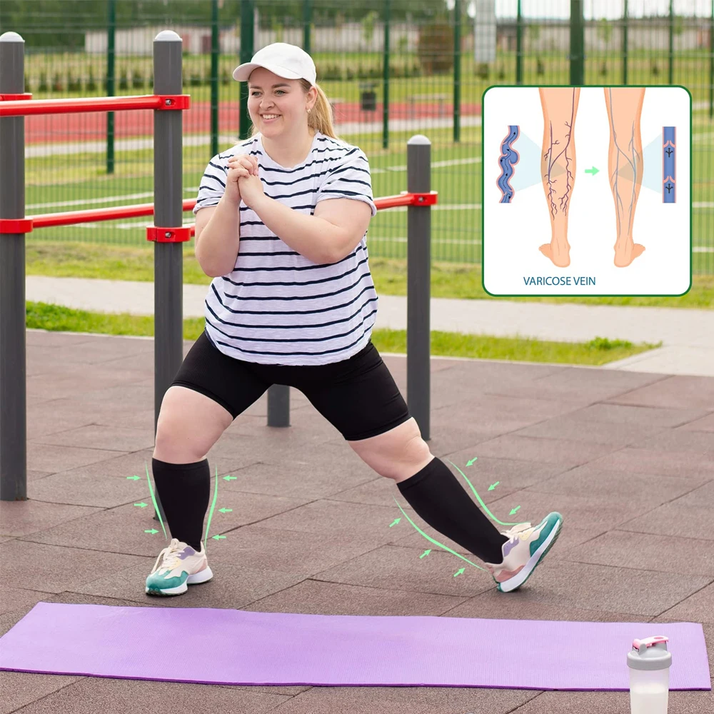 2xl-7xl компрессионные носки 20-30 мм рт.ст. - Фотография_5