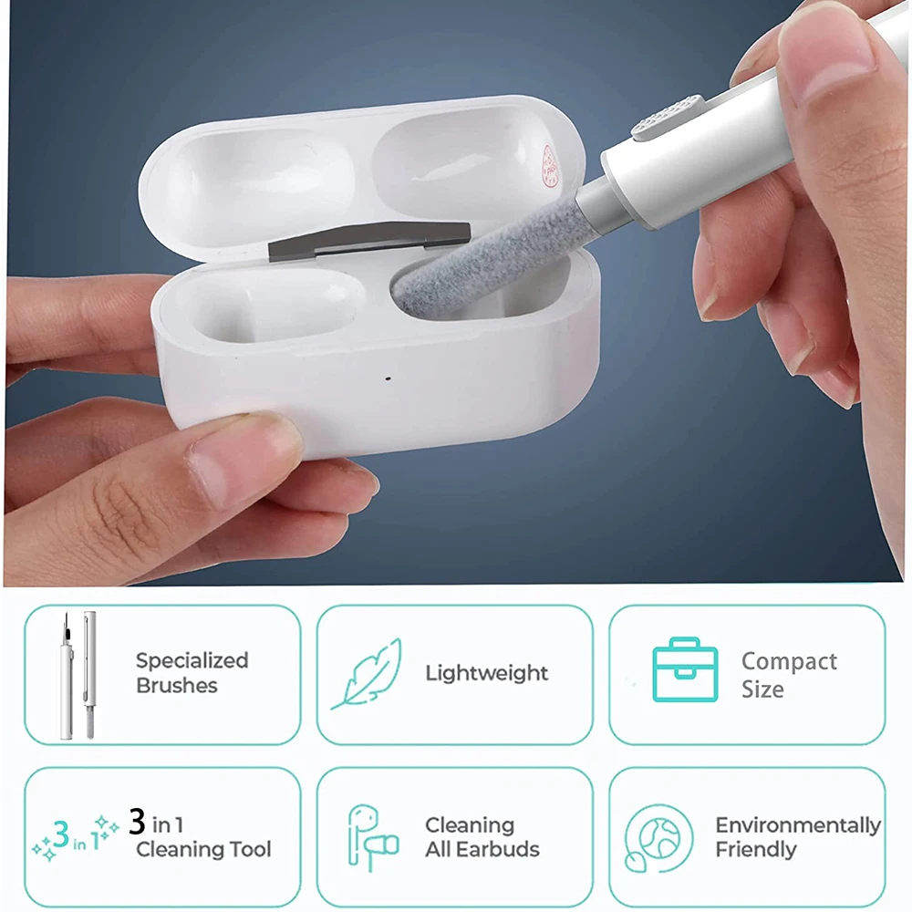Набор для очистки наушников airpods pro 2 1 bluetooth - Фотография_2