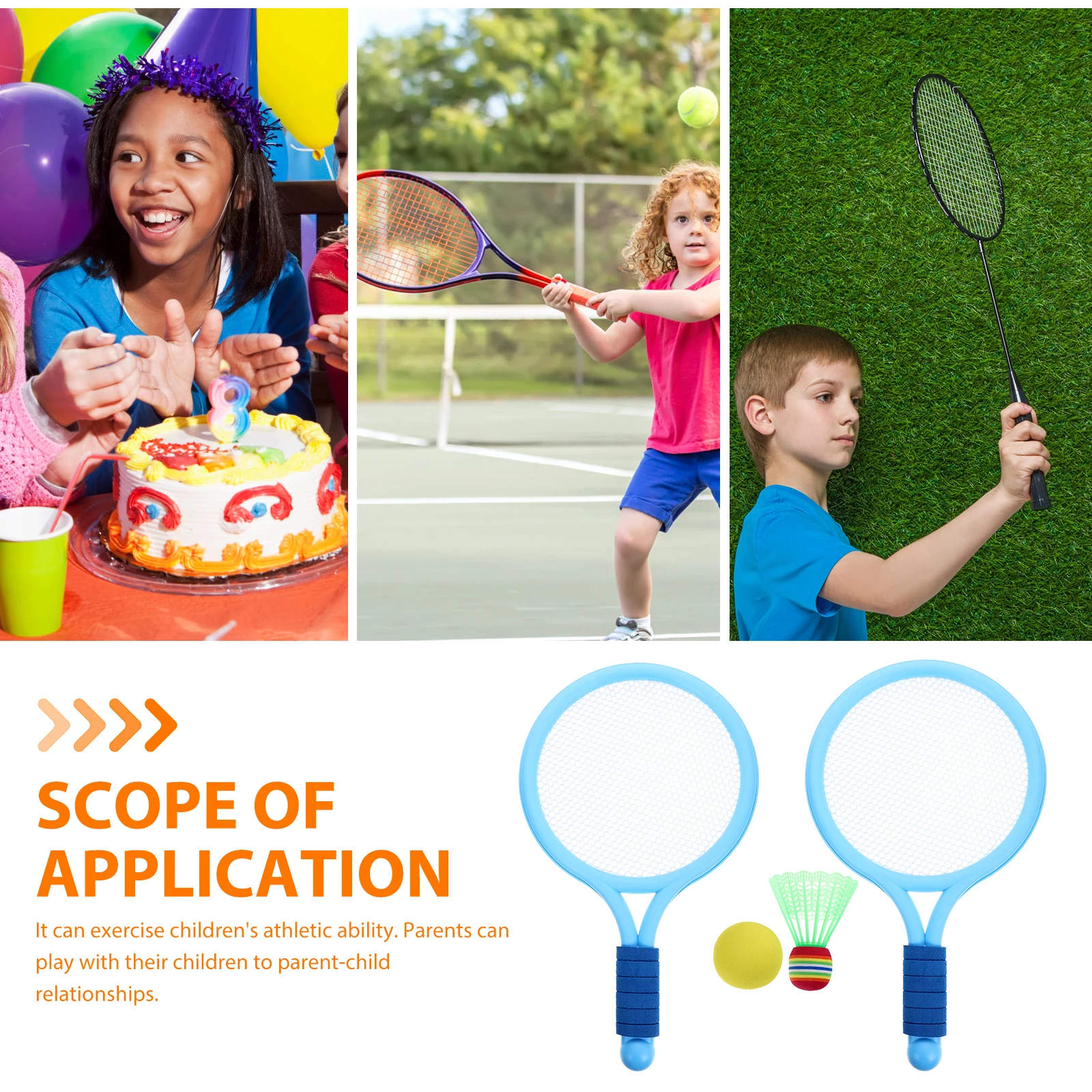 Пластиковые ракетки теннисные ракетки - Фотография_3